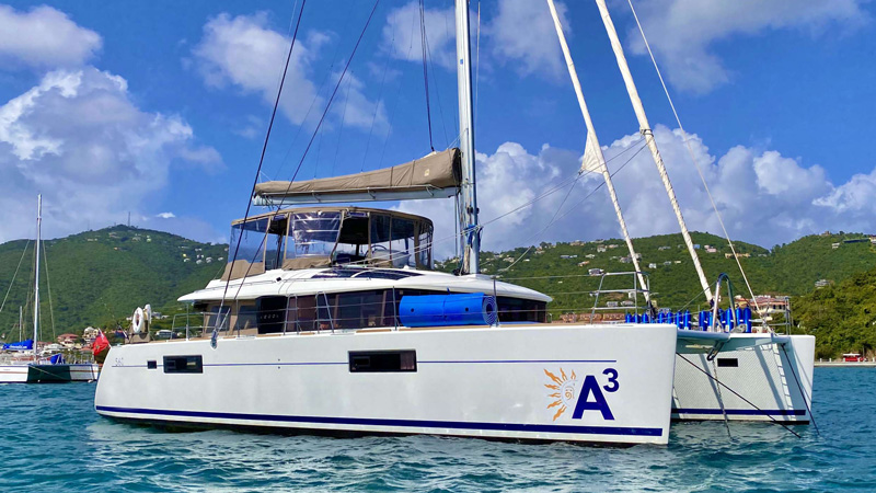 Yacht charter blog - catamaran a3