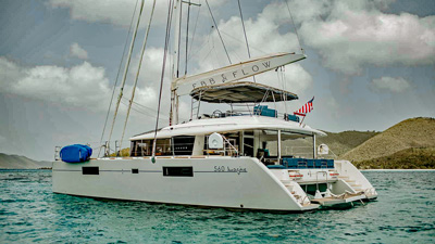 Yacht charter blog - Catamaran EBB AND FLO