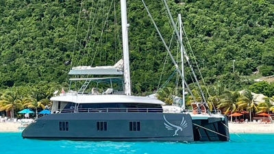 Yacht charter blog - Catamaran GYRFALCON