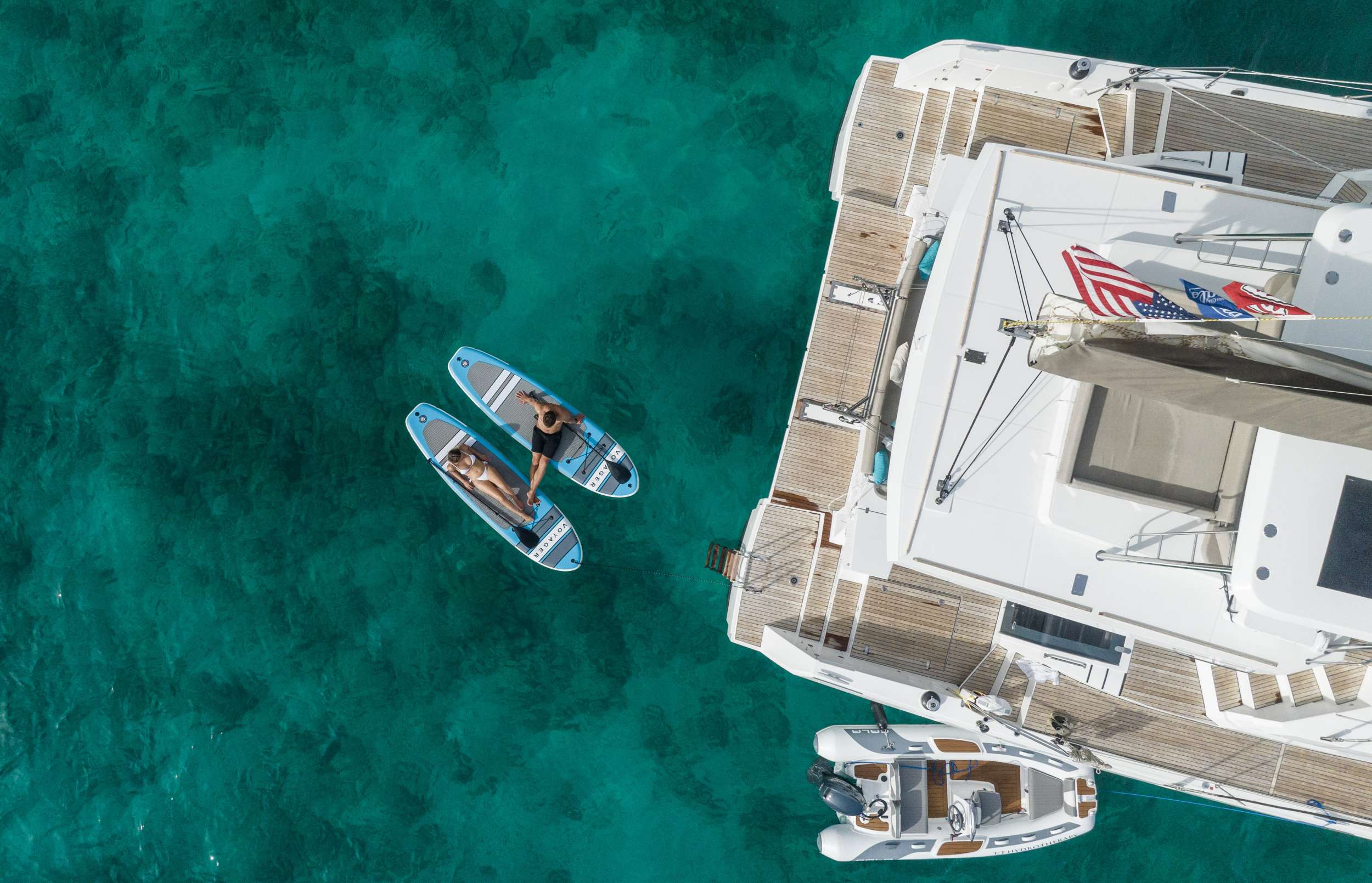 Yacht charter blog - catamaran hydrotherapy