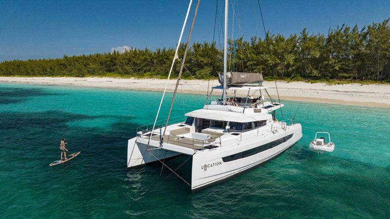 Catamaran Location charters in the Bahamas