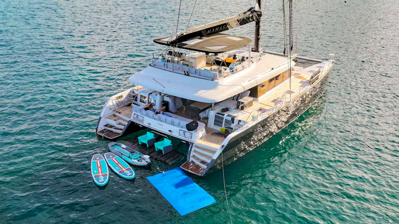 Yacht charter blog - Catamaran Mahasattva