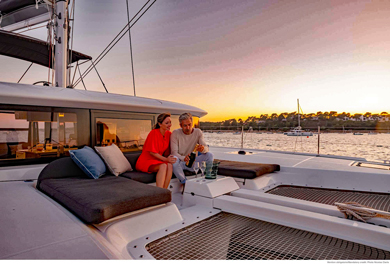 Yacht charter blog - Catamaran Euphoria Salon