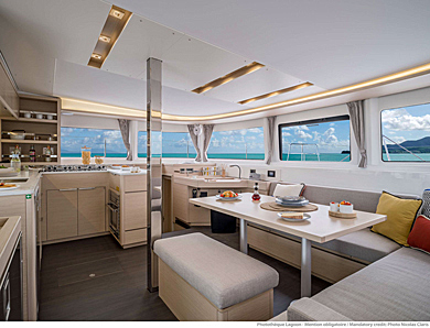 Yacht charter blog - Catamaran Euphoria Salon