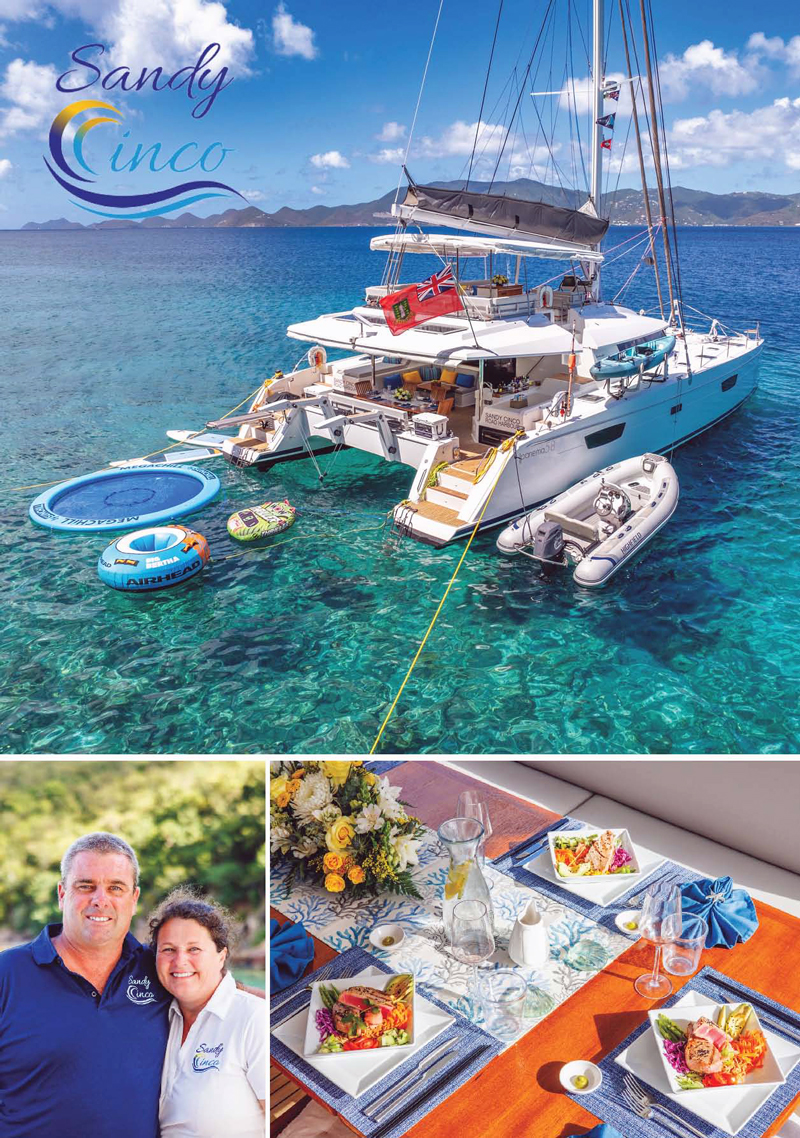 Yacht charter blog - Catamaran Sandy Cinco