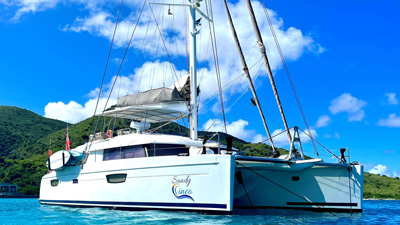 Yacht charter blog - Catamaran SANDY CINCO