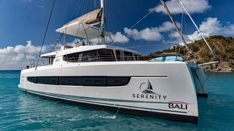 Yacht charter blog - catamaran serenity