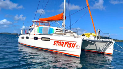 Yacht charter blog - Catamaran Starfish