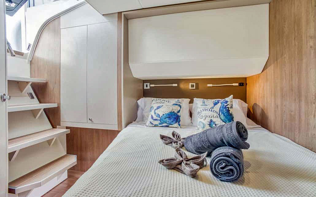 Catamaran Cilicia - Aft guest cabin