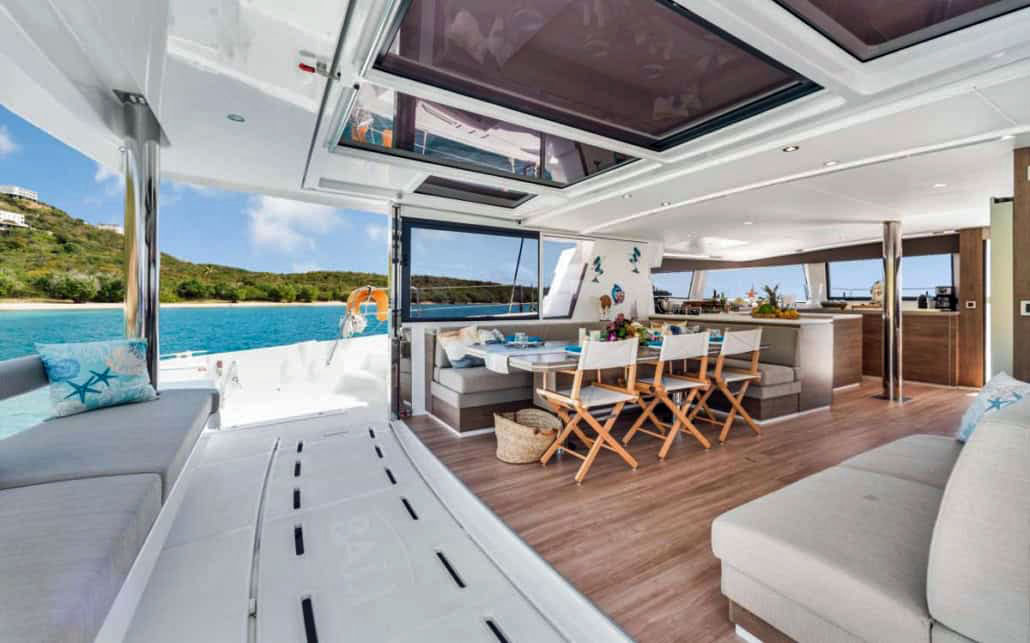 Catamaran Cilicia - Aft deck
