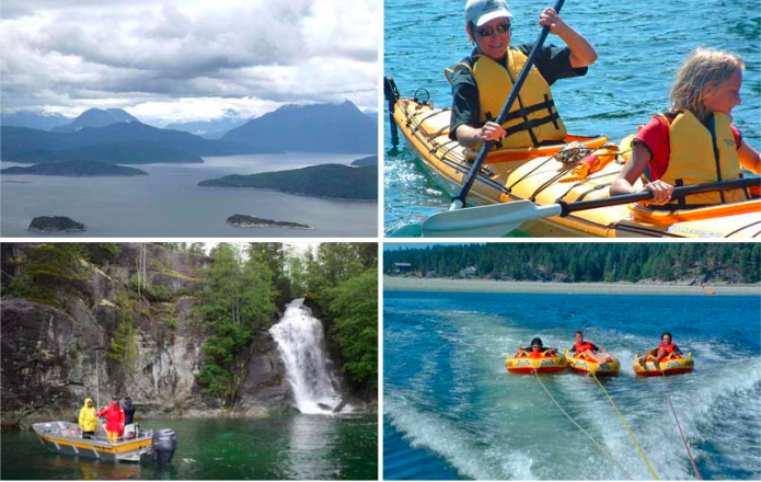British Columbia - beautiful scenery, kayaking, tubing
